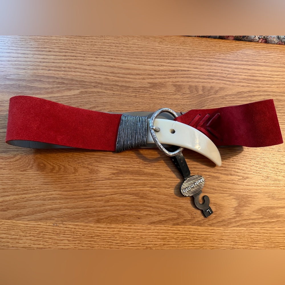 Leather belt